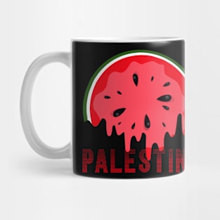 Watermelon Palestine free Mug